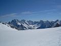 Mountain panorama, Vallee Blanche